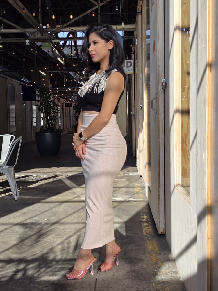 Image of Pink Pastel Ribbed