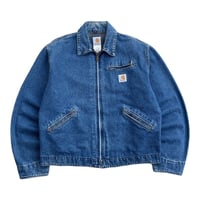 Image 1 of Vintage 90s Carhartt Detroit Jacket - Denim Blue