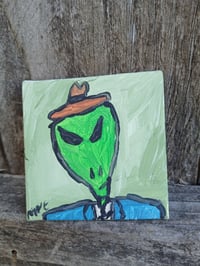 Image 3 of Alien In Hat Mini