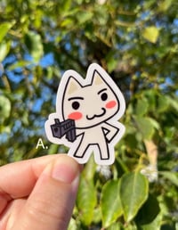 Image 2 of toro cat sticker