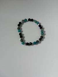 Image 3 of Turquoise and Tourmaline Bracelet 