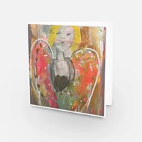 Image 1 of Goldie Angel Greeting Card