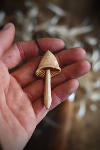 Image 1 of Birch Mushroom Pendant 