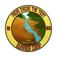 Image 1 of From Inside the Tent Summer Camp Sticker