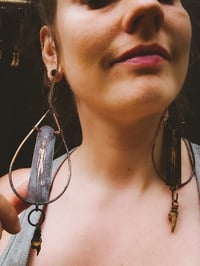 Image 3 of horned god hangers (can be earrings for non-sensitive ears)