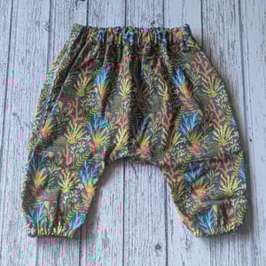 Image of Cool Kid Harem Trousers- Coral Reef