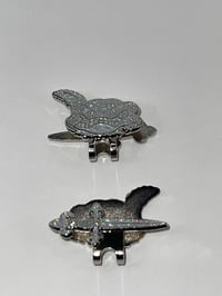 Image 1 of  EDM collab- Silver Double sided blip 