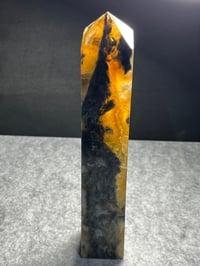 Image 9 of Yellow Fluorite & Moss Agate Tower #2410