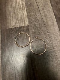 Image 1 of Rhinestone hoops