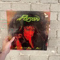 Poison  – Open Up And Say ...Ahh! - US FIRST PRESS LP WITH UNCENSORED COVER