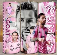 Messi 20oz subliamtion tumbler 