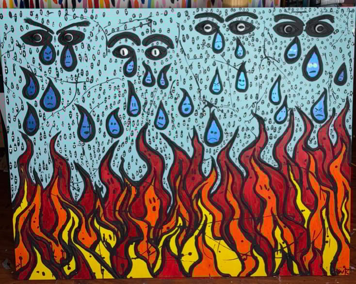 Image of Soar Eyes 48x60