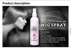 Image of Wig detangler and conditioner