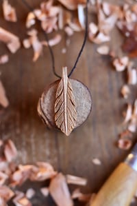 Image 1 of Feather~  Pendant Necklace 