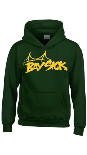 Image of BaySick Hoodie, Royal Blue, Red, Green, Black, Orange & Yellow
