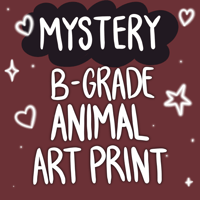 B-Grade Mystery Animal Art Print