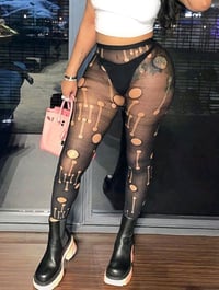 Image 4 of HOE ( BLACK) TIGHTS 