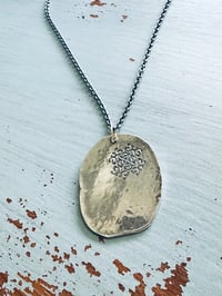 Image 5 of sterling silver Marcus Aurelius quote necklace