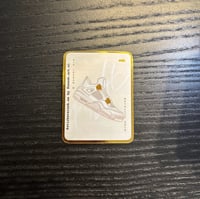 Image 2 of Sneaker Sticker Air Jordan 4 "Metallic Gold"