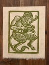 Greek Beasts Block Print Set