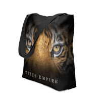 Image 3 of Tiger's Eyes Tote Bag