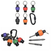 1/4 Inch Socket Shank Keychain Quick Release Bits Holder