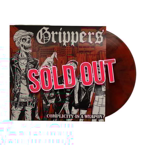 Image of Grippers - Album "Complicity is a weapon" smoked red limited edition 2024