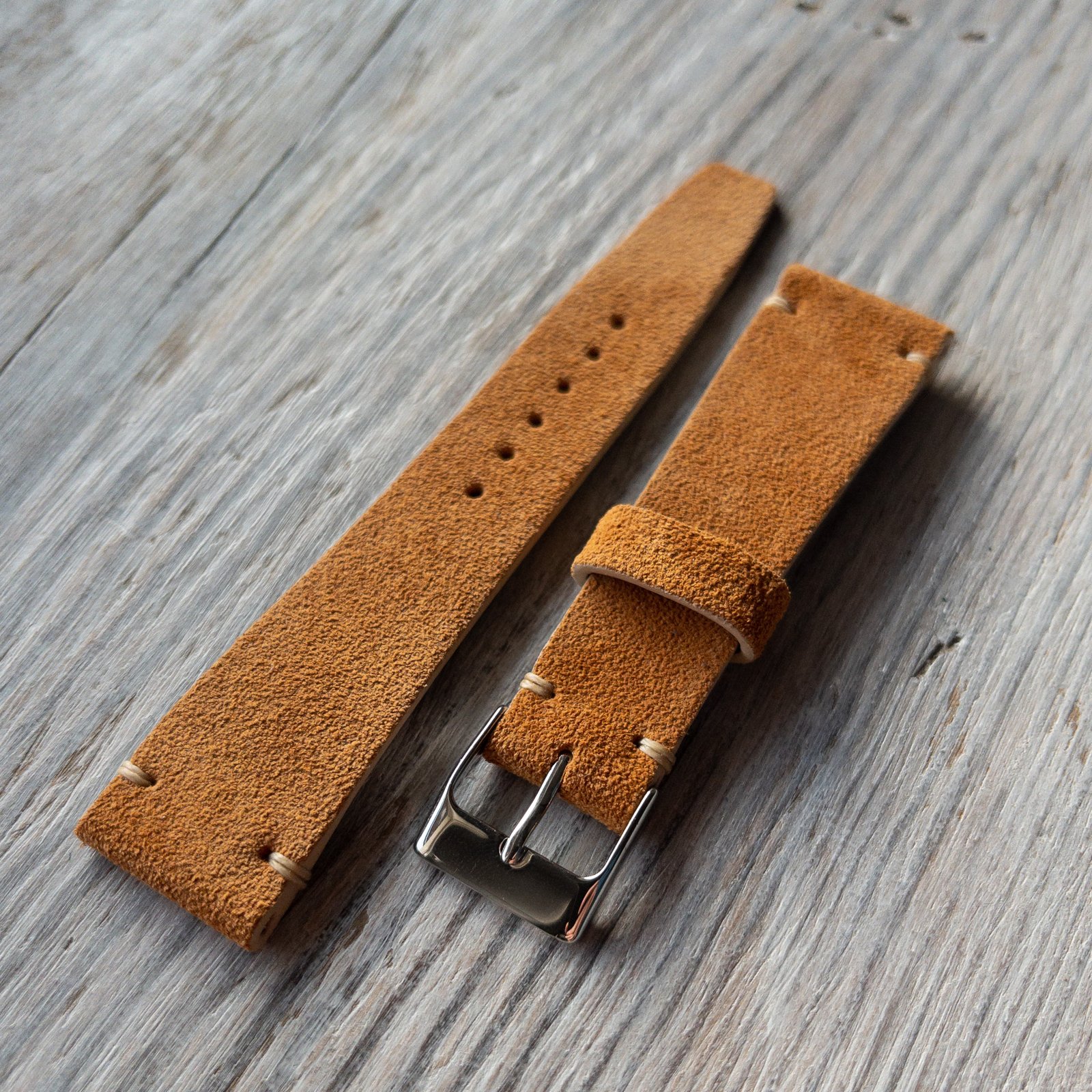 Vintage suede watch clearance strap