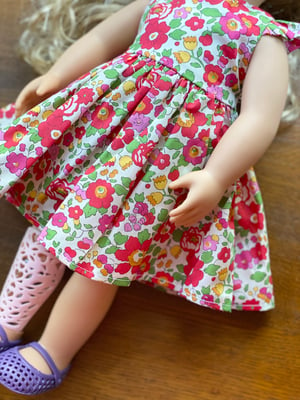 Image of 46cm Dolly Dress - Betsy Red