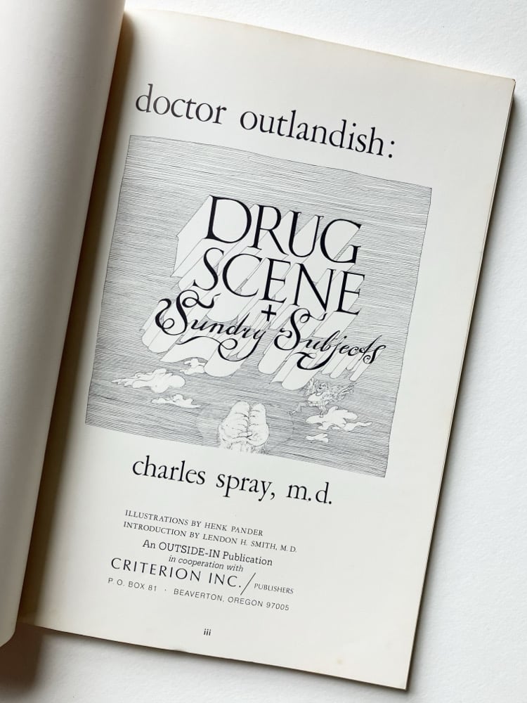 Doctor Outlandish: Drug Scene & Sundry Subjects Image 2