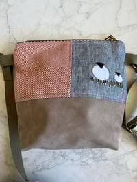 Image 3 of Shoulder Bag, Rust Shades- 2 Sheep