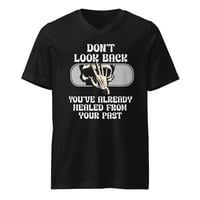 Image 1 of Unisex Short Sleeve PAST HEALING V-Neck T-Shirt