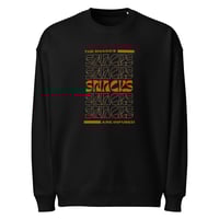 Image 3 of The Snacks Are Infused Unisex Organic Oversized Sweatshirt