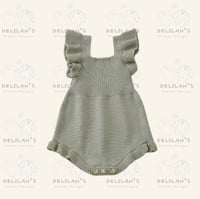 Frill Knit Romper