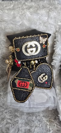 Image 4 of Camo & Black Crocs w/ Hat & 3 Stack