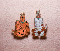 Image 1 of Halloween Scooby pins