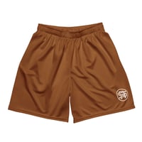 Image 1 of RS STAMP Mesh Shorts (Chocolate)