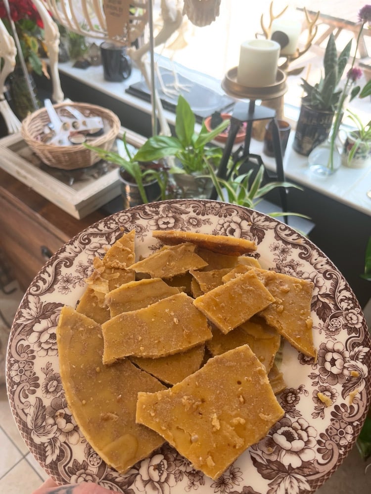 Image of Homemade Organic Beeswax Block