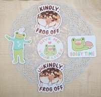 Image 1 of Frog stickers 