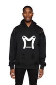 Image of Modisch Distressed Hoodie (black)