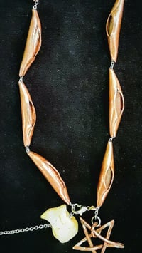 Image 3 of Copper, Quartz & Bone Choker/Bracelet