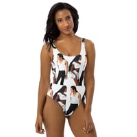 Image 1 of Icons One-Piece Swimsuit White