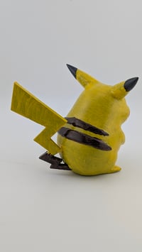 Image 2 of Generation 1 "Chubby" Pikachu Handpainted Fan Art Model