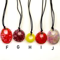 Image 3 of Spring Glass Pendant Necklaces