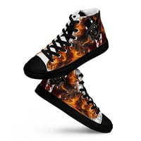 Image 2 of Flaming undead Women’s high tops