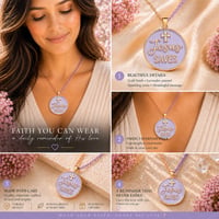 Image 5 of Jesus Saves Rainbow Necklace 