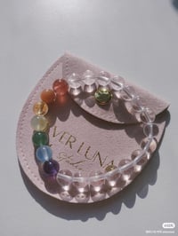 Image 6 of rainbow candy color bracelet彩虹糖色水晶手链