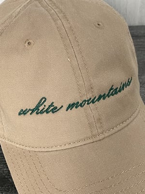 Image of White Mountains dad hat - tan