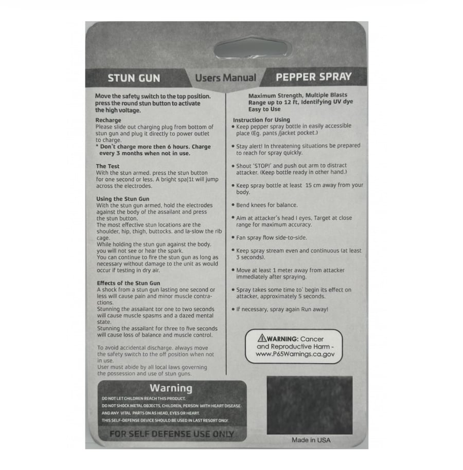 Image of Cheetah Gold Rhinestones Stun Gun & Pepper Spray Combo 