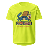 Image 1 of “Crushed It.” Bay Days Done Right – Breathable Mesh Athletic Shirt (Unisex)